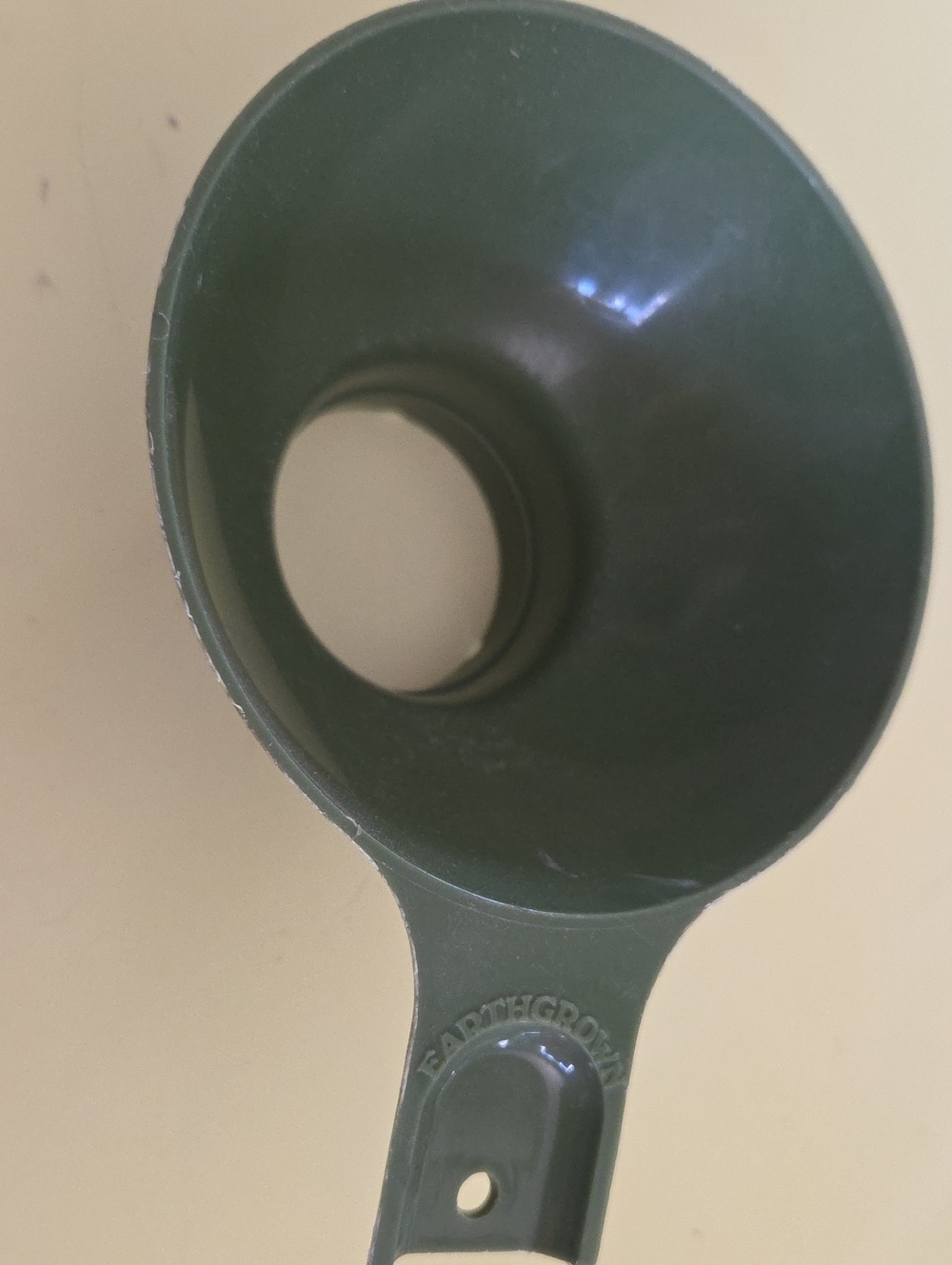 EarthGrown Wide Mouth Green Plastic Canning Funnel